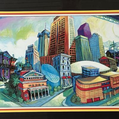 Signed T. Osborne Framed Print