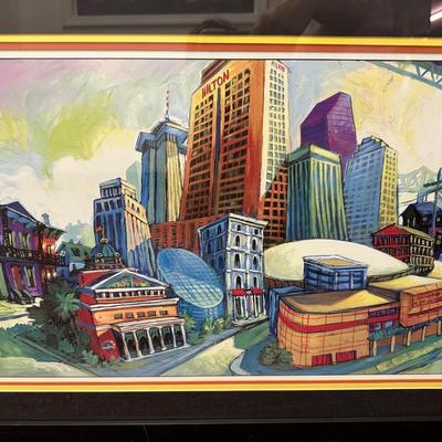 Signed T. Osborne Framed Print