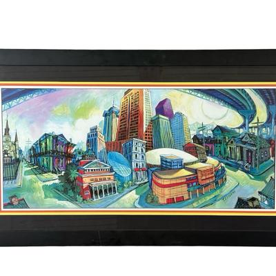 Signed T. Osborne Framed Print