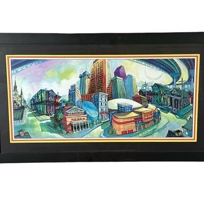 Signed T. Osborne Framed Print