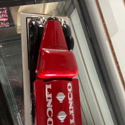 1936 DIE CAST DODGE TANKER TRUCK COIN BANK AND VINTAGE NIB SNOOPY’S HARP