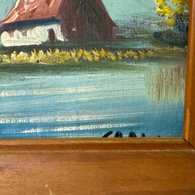 Original Framed Painting on Canvas