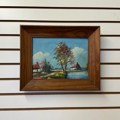 Original Framed Painting on Canvas