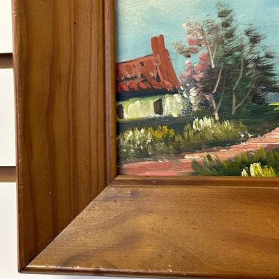 Original Framed Painting on Canvas