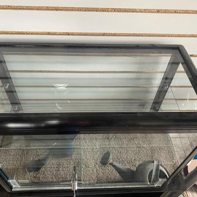 NICE LITTLE DISPLAY CASE AND SHELF