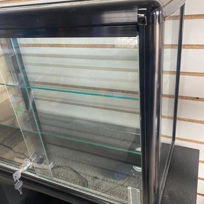 NICE LITTLE DISPLAY CASE AND SHELF