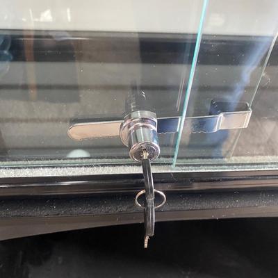 NICE LITTLE DISPLAY CASE AND SHELF