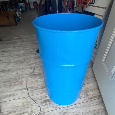 CUSTOM 20 GAL STEEL GULF DRUM/TRASH CAN