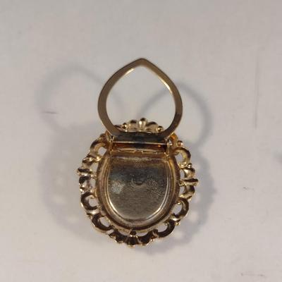 Collection of Cameo Design Brooches, Pendants, Scarf Clips (#7)
