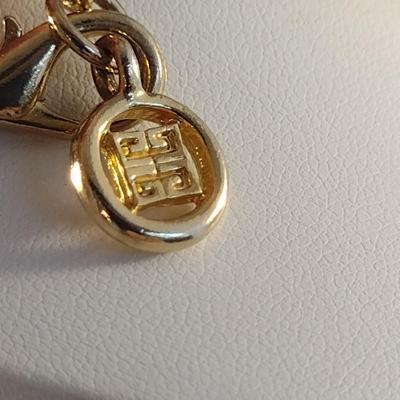 Givenchy Gold Tone Magnifier Necklace (#9)
