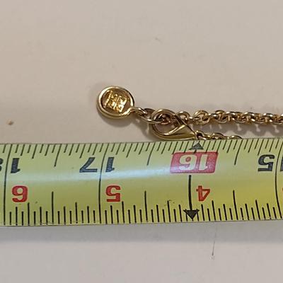 Givenchy Gold Tone Magnifier Necklace (#9)