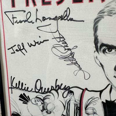 SIGNED Present Laughter Frank Langella, Allison Janney Broadway Poster