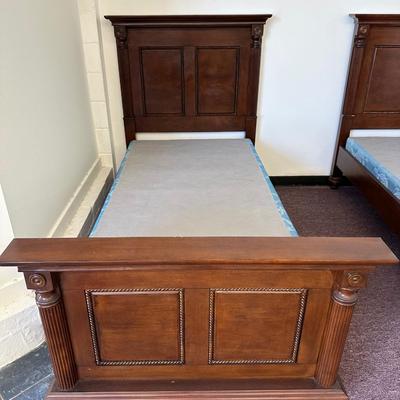 Wood Twin Bed (1 of 2)