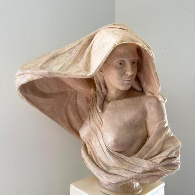 Large Sculpture of Woman (See Details)
