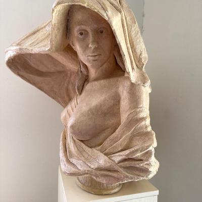 Large Sculpture of Woman (See Details)