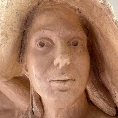 Large Sculpture of Woman (See Details)