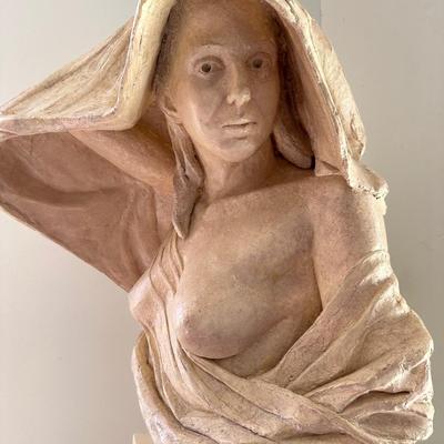 Large Sculpture of Woman (See Details)