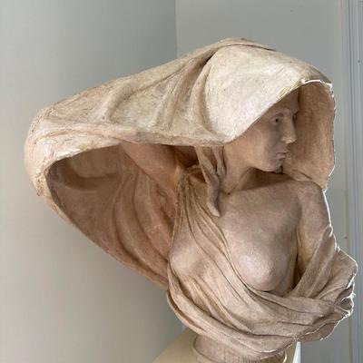 Large Sculpture of Woman (See Details)