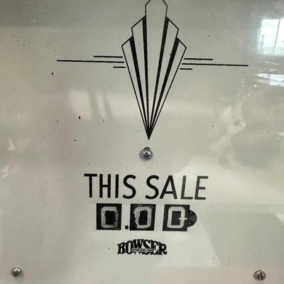 AUTHENTIC RETRO FORD SALES SERVICE GAS PUMP WITH GLOBE