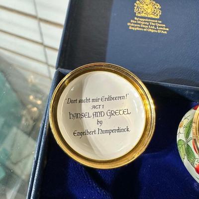 HALCYON DAYS ENAMEL TRINKET BOX