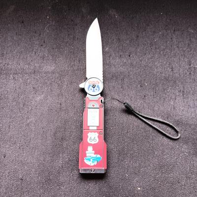 NEW PHILLIPS GAS PUMP POCKET KNIFE
