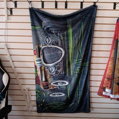 SUPER SOFT RAT FINK THROW BLANKET