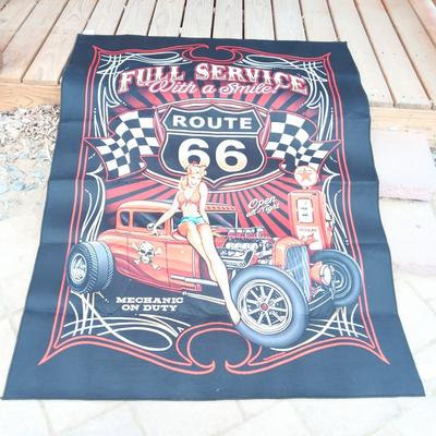 FULL SERVICE ROUTE 66 THROW RUG