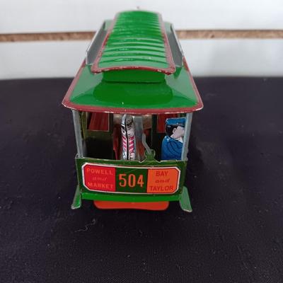 BAY & TAYLOR MUNICIPAL RAILWAY TIN TOY