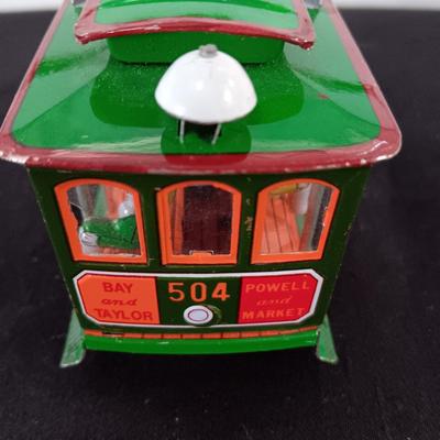 BAY & TAYLOR MUNICIPAL RAILWAY TIN TOY