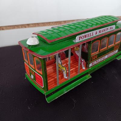BAY & TAYLOR MUNICIPAL RAILWAY TIN TOY
