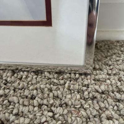 Three Metal Framed Pieces of Floral Art (GB-MG)