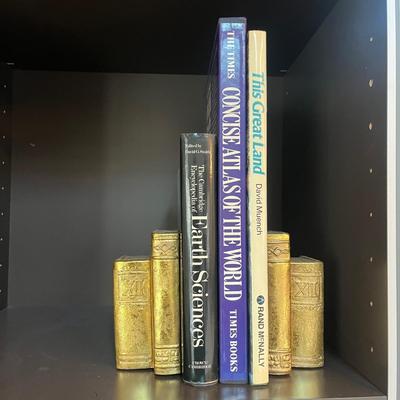 Replogle Globe, Bookends & Books On The World (LR-MG)