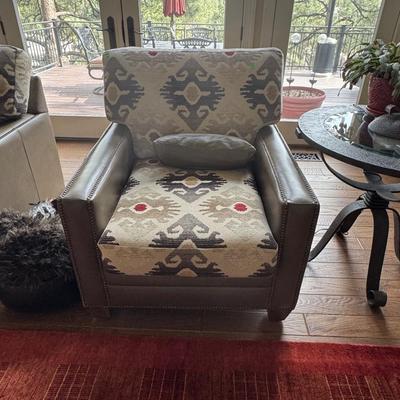 NEW! Basset Custom leather/fabric chairs