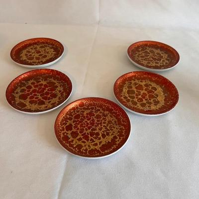 Rosenthal “Gold Fire” Series Lidded Dish & More (PB-RG)