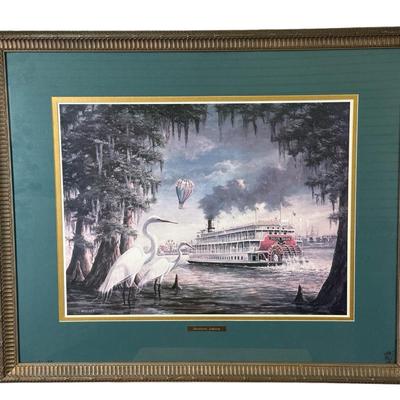 Hussey “Southern Jubillee” Framed Prrlint