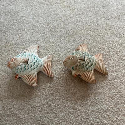 Carved Wooden Pelican, Seashells & More (LR-MG)