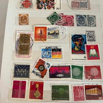 Collection of Foreign & DomestIc Stamps (PB-MG)