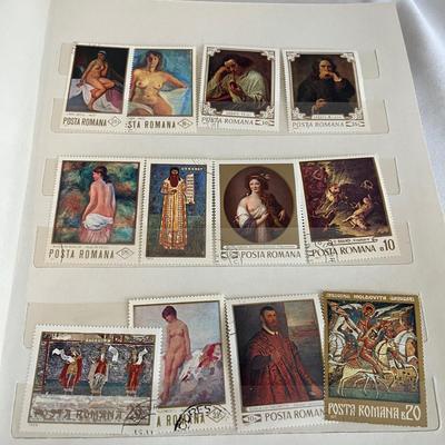 Collection of Foreign & DomestIc Stamps (PB-MG)