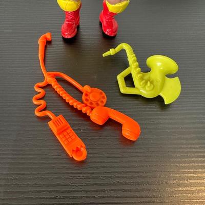 NINJA TURTLES TROLL "MIKE" 1994 & 1992 "ACE" STONE PROTECTOR ACTION FIGURES