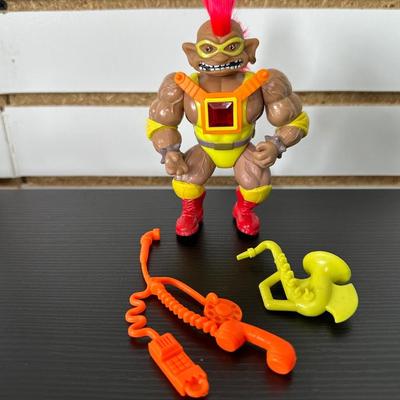 NINJA TURTLES TROLL "MIKE" 1994 & 1992 "ACE" STONE PROTECTOR ACTION FIGURES