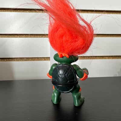 NINJA TURTLES TROLL "MIKE" 1994 & 1992 "ACE" STONE PROTECTOR ACTION FIGURES