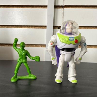 CRASH TEST DUMMY, BUZZ LIGHTYEAR & GREEN ARMY MAN
