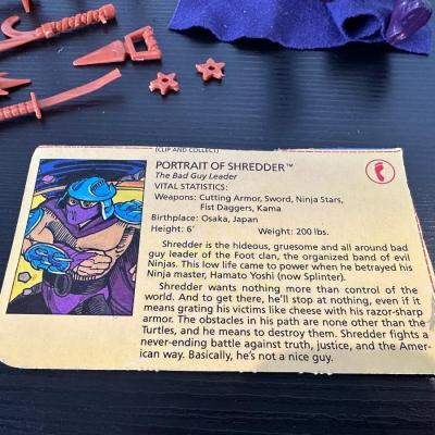 1988 TMNT "SHREDDER" ACTION FIGURE