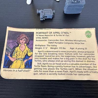 1991 TMNT SKATEBOARDIN' MIKE & APRIL O'NEIL