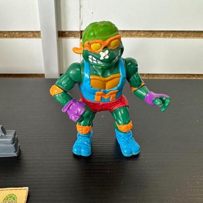 1991 TMNT SKATEBOARDIN' MIKE & APRIL O'NEIL