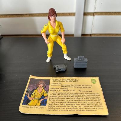 1991 TMNT SKATEBOARDIN' MIKE & APRIL O'NEIL