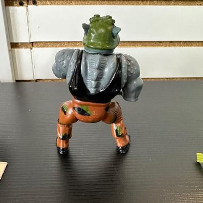 TMNT "LEATHERHEAD" & "ROCKSTEADY" ACTION FIGURES