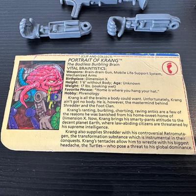 TMNT "KRANG" & "GENERAL TRAAG" ACTION FIGURES