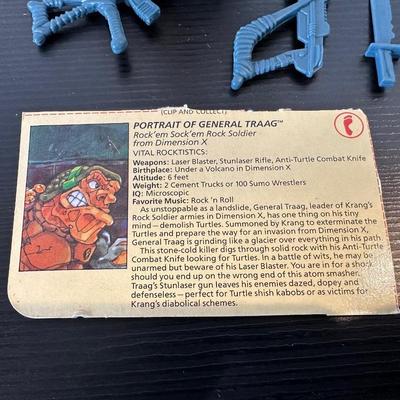 TMNT "KRANG" & "GENERAL TRAAG" ACTION FIGURES
