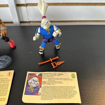 TMNT "BEBOP" & "USAGI YOJIMBO" ACTION FIGURES